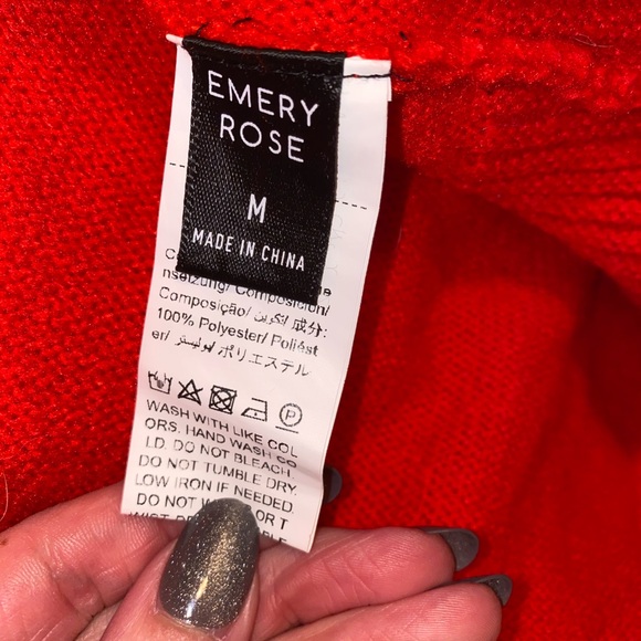 Red 'Merry' Sweater - Picture 4 of 5